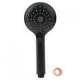 thumbnail image 1 of Shower Sprayer,G1/2in Matte Black Hand Shower Head Handheld Shower Sprayer Ultimate Reliability, 1 of 8