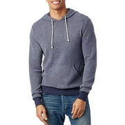 Alternative NAVY Eco Teddy Challenger Hooded Sweatshirt, US Medium