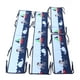 thumbnail image 4 of Circunferencia de la cuna Estampado lindo Transpirable Tira sólida A prueba de golpes Juego de almohadillas protectoras suaves para niños Niñas Tipo 2, 4 of 9