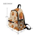 thumbnail image 3 of FORMRS School Backpack with Front Zippered Pocket 12" Student Travel Daypack, Halloween Pumpkins Pattern, 3 of 6
