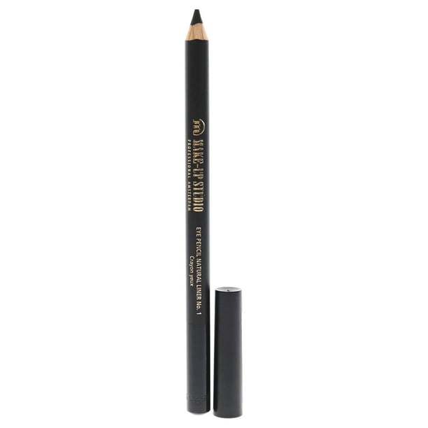 Delineador de Ojos Make-Up Studio Lápiz Natural 1 Negro Gris 1 Pc