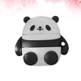 thumbnail image 2 of Étui de Protection pour Écouteurs Sans Fil en Forme de Panda, Compatible avec AirPods 1 2 (Noir + Blanc), 2 of 9