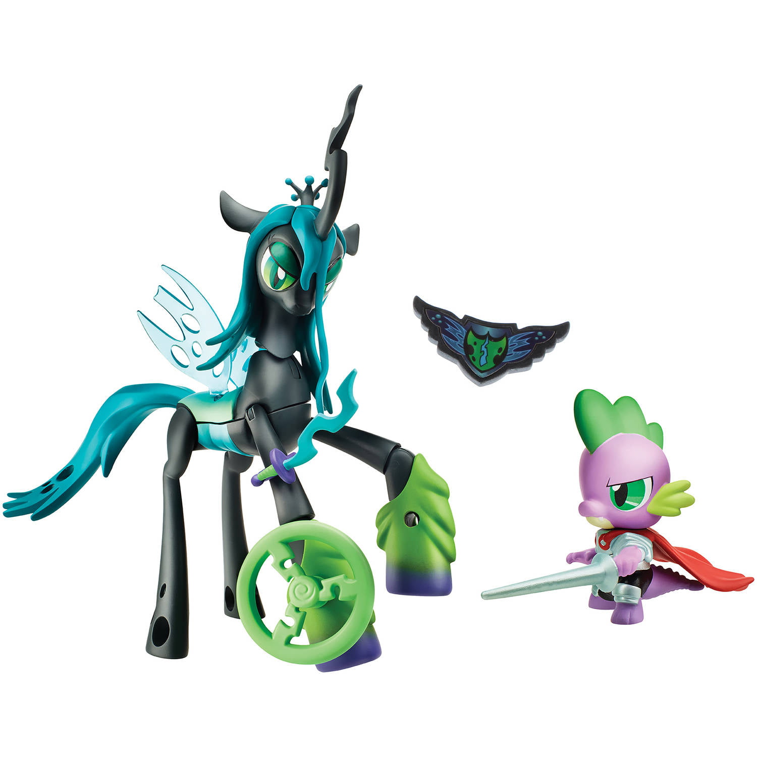 Hasbro B6009 My Little Pony Guardians of Harmony Queen Chrysalis vs Spike The Dr 
