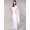 Snow White, variant on Jamdani Saree with All-over Woven Bootis from Bengal – Snow White