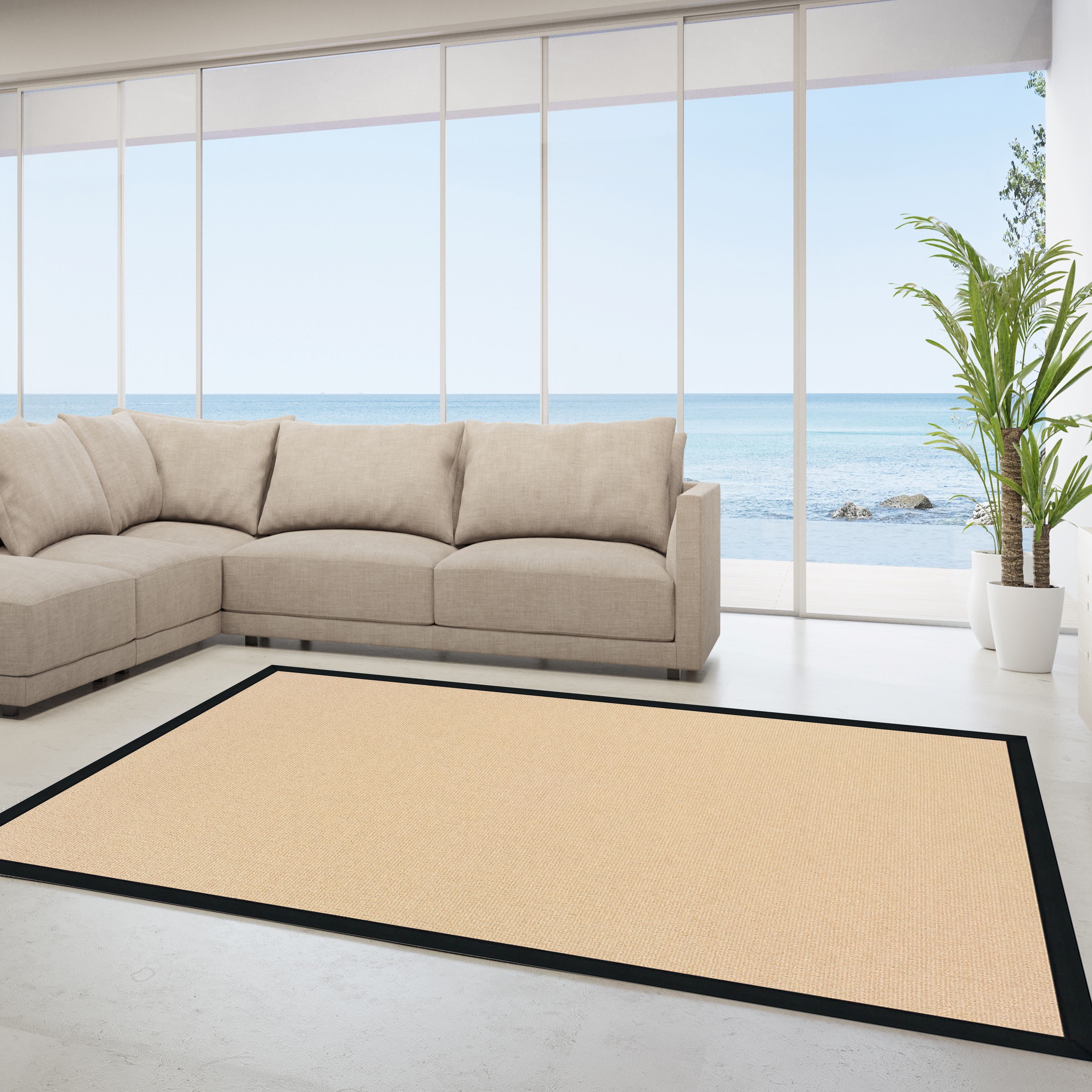 Athena Natural Accent Rug