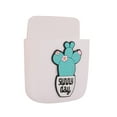 thumbnail image 1 of Remote Control Holders Self Adhesive Storage Box Adhesive Pen Holder Self Adhesive Phone Holder Phone Wall Mount Holder Remote Control Holders Wall Mount Adhesive Organizer Pen, 1 of 2