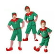 thumbnail image 1 of Costume d'Elf des Fêtes Costume d'Elf de Noël pour Hommes Garçons, 1 of 6