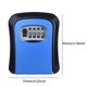 thumbnail image 4 of Caja Secreta De Almacenamiento De Llaves Organizador de caja de seguridad para almacenamiento de llaves de montaje en pared Contraseña de combinación de 4 dígitos (azul), 4 of 7
