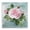 Peonies Tropical Bloom Phrase, variant on Stupell Industries Cottage Pink Dahlia over Rustic Black Floating Frame Canvas Art, 18 x 18, by Susan Arnot