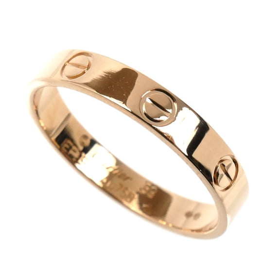 Pre-Owned CARTIER 18KPG Pink Gold Mini Love Ring, B4085259, Size 18.5, 59mm, 3.4g,... (Good)