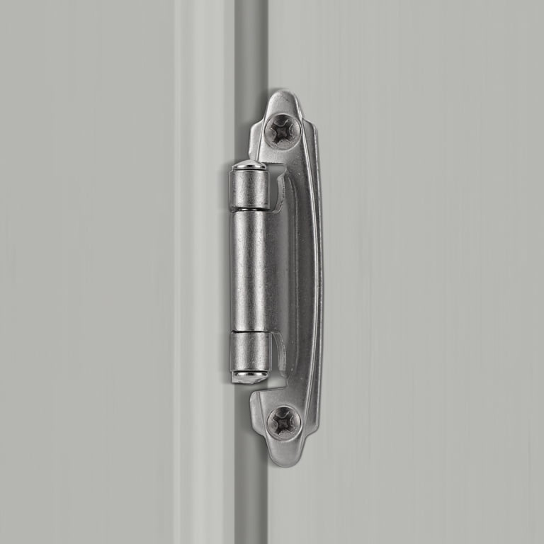 Hyper Tough Cabinet Hinge, Satin Nickel, 2 Pack photo 4
