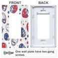 thumbnail image 3 of Yayeee Rocker Switch Wall Plate 1-Gang 4.6"x2.9" Home Decorative Outlet Cover, Cartoon American Football Helmets, 3 of 6