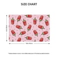 thumbnail image 4 of Placemats Set Of 4 / 6, Watermelon Ice Cream Placemats For Dining Table Indoor/Outdoors Heat Resistant Washable Placemats 18" X 12", 4 of 8