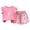 Pink, variant on Toddler Baby Girl Clothes Floral Fly Sleeve Tops Shorts Cute Summer Spring Outfits Infant Baby Girl Clothing Set(Yellow,18-24 Months)