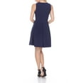 thumbnail image 3 of White Mark Women's Shay Fit & Flare Dress, 3 of 4