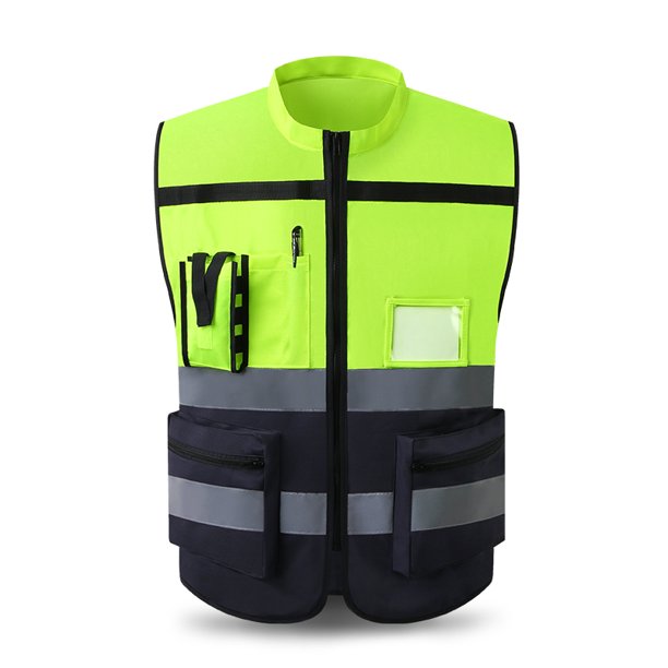 Chaleco reflectante de alta visibilidad, ropa de trabajo para motocicleta, deportes de ciclismo, ropa de seguridad reflectante para exteriores, chaqueta reflectante