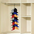 thumbnail image 4 of LAICAIW Closet Hanging Cap Keeper Closet Cap Racks Hats Holders Closet Hook Storage Organizer-Fit Most Hats-No Hats Included (1), 4 of 4