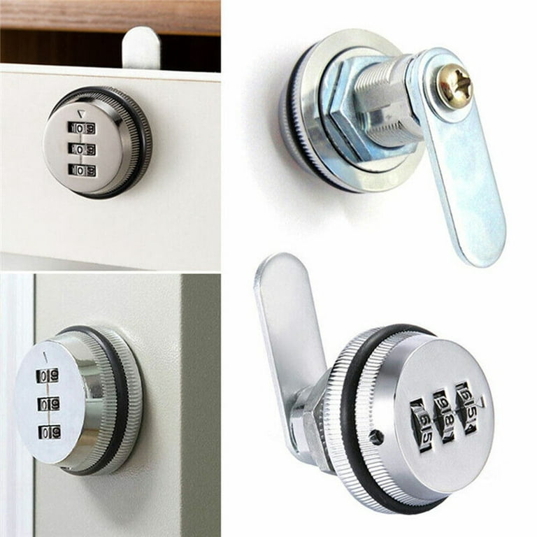 Combination Cabinet Lock Drawer Cam Locks Zinc Alloy Password Locks  Security Home Automation Cam Lock For Mailbox Cabinet Door - AliExpress