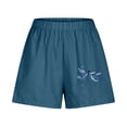 thumbnail image 3 of Sweat Shorts For Women Summer Beach Casual Drawstring Shorts Running Short Workout Shorts With Pockets Women on Shorts Jean Shorts for Women Ripped plus Size Shorts for Women 3x Womens Sweat Shorts, 3 of 3