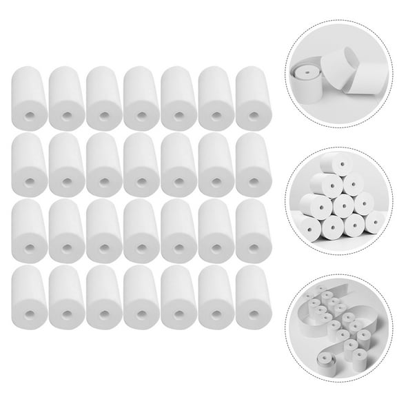 unbranded 40 Rolls Thermal Printing Paper Set White Printing for Retailers