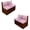 Cow Pink, variant on ZUXONGSY Purple Butterfly Flower Print RV Dinette Cushion Covers 4 Pcs Comfortable Camper Cushion Slipcover Stretchable Loveseat Sofa Chair Cover Furniture Protector for RV Camper Car Bench