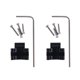 thumbnail image 1 of 2 piezas de soporte de enlace superior de armadura de eje trasero de metal para Axial SCX24 C10 JLU 1/24 RC Crawler Car Upgrade Par Black, 1 of 5