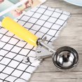 thumbnail image 3 of Scoop- 1Pc Practical Stainless Steel Fruit Ice Cream Scoop Spoon with Plastic Handle Kitchen Tool Hot(5.5CM), 3 of 4