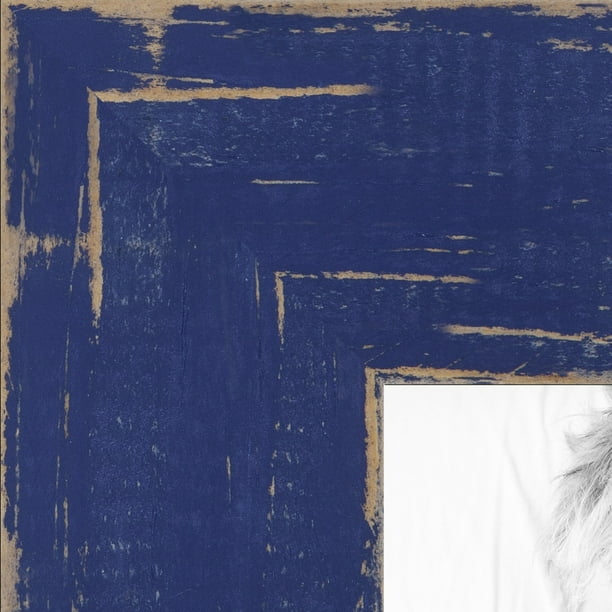 ArtToFrames 12x18 Inch Navy Blue Picture Frame, This Blue Wood Poster Frame is Great for Your