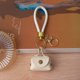 thumbnail image 5 of Mini llavero de monedero con forma de bola de masa hervida, con cierre de seguridad, correa de muñeca desmontable, de piel sintética, resistente al agua, compacto, para bolso., 5 of 7