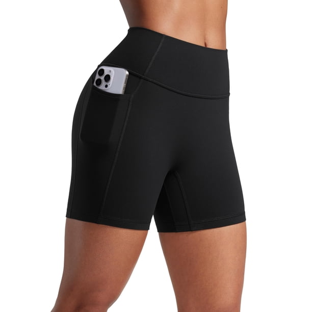Shorts CRZ YOGA Secretsculpt Butterlift Cintura Alta Negro XL