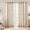 Beige+Grey + Polyester, variant on Fretwork Printed Grommet Top Window Curtain Panel - 1 Pc Panel, Decorative Drapery