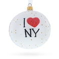 thumbnail image 2 of Brooklyn Bridge, New York, USA Glass Ball Christmas Ornament 4 Inches, 2 of 5