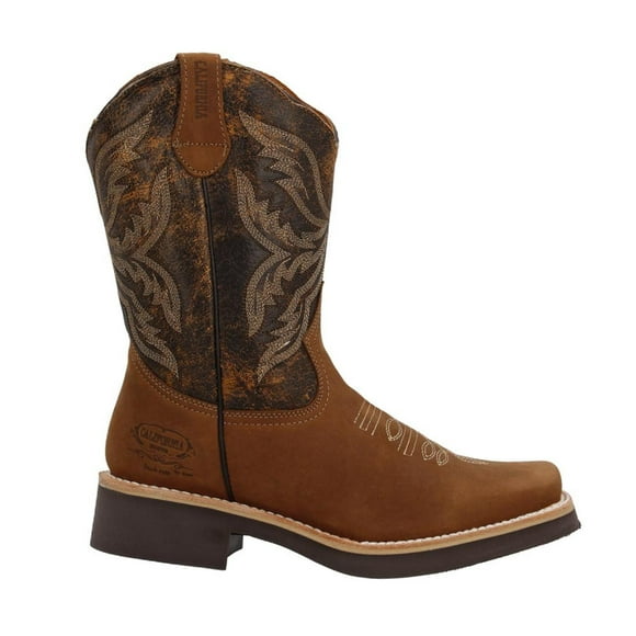 Bota Vaquera Californa Hombre Casual cafe 29.5