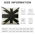 thumbnail image 5 of COMIO Black and White Decorative Pillowcase Tufted Tassel Cushion Cover Morocco Bohemian Luxury Simple Hold Throw Pillow Cover Decoration for Couch Bed Living Room, 5 of 5