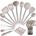 thumbnail image 1 of Juego de utensilios de cocina HOTEC de silicona resistente al calor, 14 piezas, 1 of 7