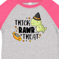 thumbnail image 4 of Inktastic Halloween Trick Rawr Treat with Dinosaur Boys or Girls Toddler T-Shirt, 4 of 5