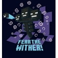 thumbnail image 2 of Men's Minecraft Fear the Wither Graphic Tee Navy Blue 2X Large, 2 of 4