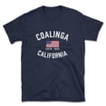 thumbnail image 1 of Coalinga California Patriot Men's Cotton T-Shirt, 1 of 1