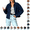 Blue, variant on Asgosdo Women Faux Suede Cropped Bomber Jackets Soft Lined Lapel Button Down Casual Lightweight Coats Fall Winter Outerwear with Pockets