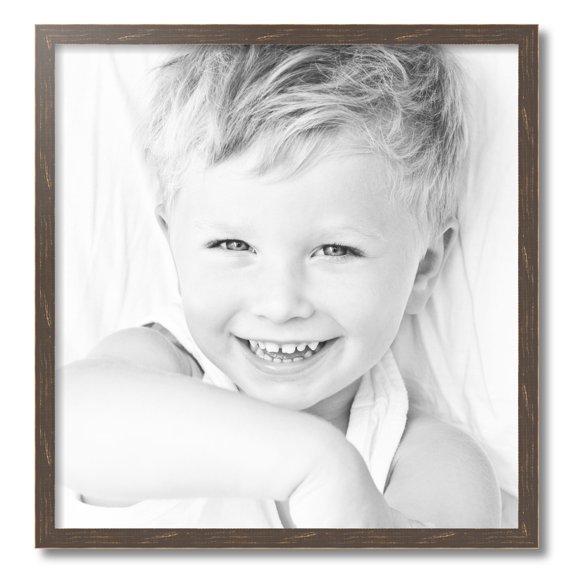 ArtToFrames 23x24 inch Oak Picture Frame, Brown Wood Poster Frame (4742)