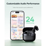 Baseus Bass EP10 NC Bluetooth Wireless Earbuds,43dB Hybrid Active Noise Cancelling, 12mm Super-Bass Drivers, 41H Playtime, 4-Mic AI Clear Calls, IP55, Black