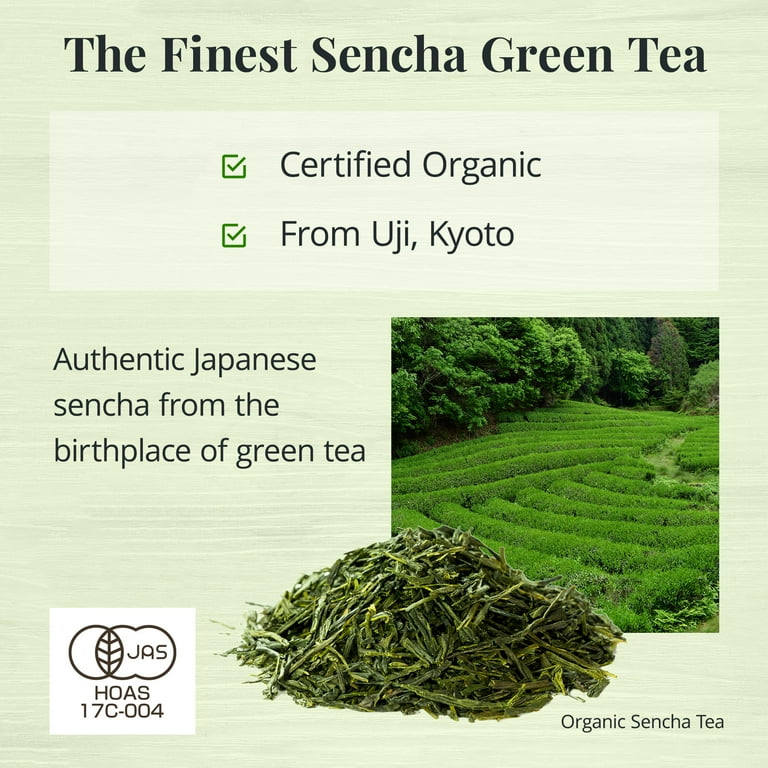 Yamasan Organic Sencha Loose Leaf Green Tea, Uji-Kyoto