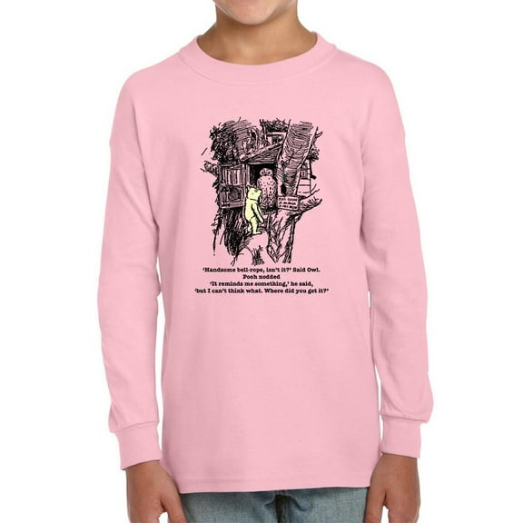 Pooh Bear And Owl Long Sleeve Toddler -Smartprints Designs, 3 Toddler