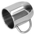 thumbnail image 3 of Taza de café Jadeshay acero inoxidable 304 doble capa 350 ml color plateado, 3 of 12