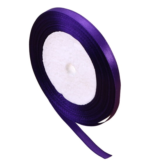 RENACLIPY 1Pack Dark Purple Polyester Ribbon for Crafting Sewing and present Wrapping Holiday Wedding Decor