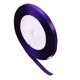 thumbnail image 2 of 6mm Wide 25 Yard Polyester Silk Ribbon for Gift Package Gift Wrapping Crafting Sewing Floral Design Wedding Decor (Dark Purple), 2 of 6