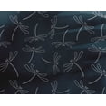 thumbnail image 4 of oneOone Georgette Viscose Fabric Dragonfly Insects Sashiko Print Sewing Fabric BTY 42 Inch Wide, 4 of 4
