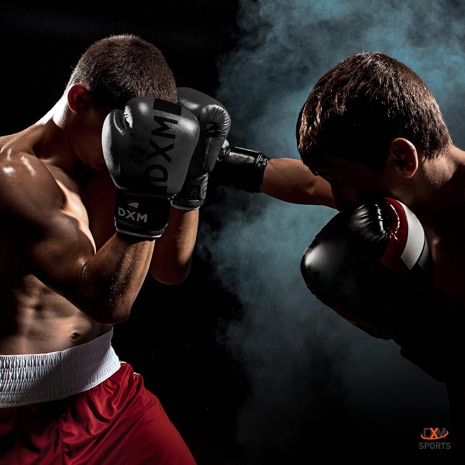 DXM SPORTS Boxing Gloves for Men & Women, Ideal for Heavy Punching Bag Workout Kickboxing, Muay Thai, MMA - 16oz