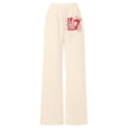 thumbnail image 3 of Tiijoy Toddler Girls Sweatpants Loose Straight Leg Pants Soft Sports Trousers, Sizes 4-16, 3 of 3