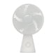 thumbnail image 1 of Ventilador de escritorio Recargable por USB 3 velocidades Ajustable 90  degree Inclinable hacia arriba Ventilador de pequeño personal portátil para, 1 of 9